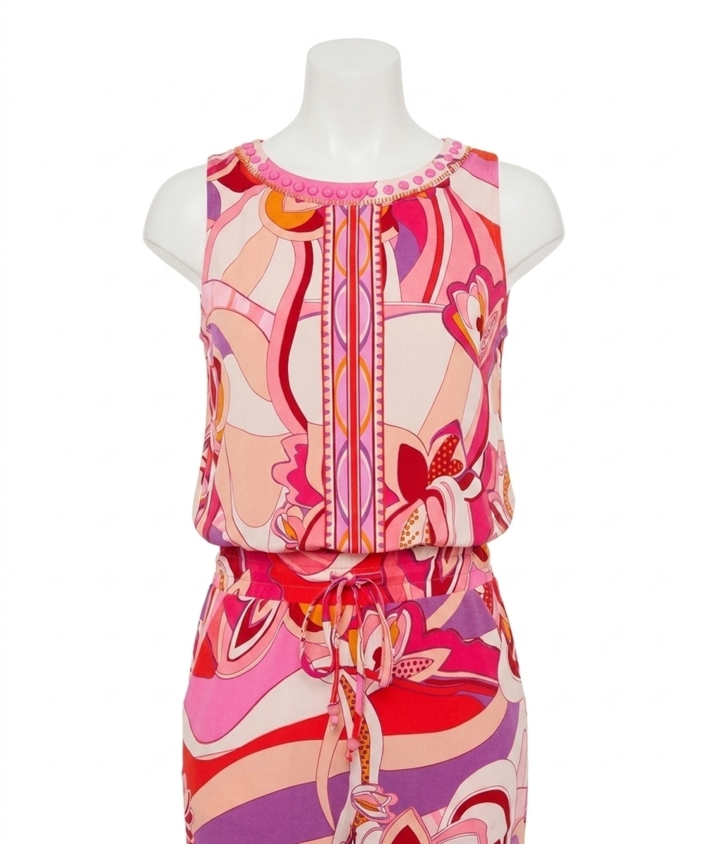 NEW ESQUALO tira sleveless top in beads disco hit